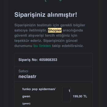 Neclastr Shopier Sipariş İptali İade