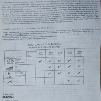 Konyalı Saat 4 Kez Aynı Arızayı Yapan Nacar Marka Saati Değiştirmiyor.