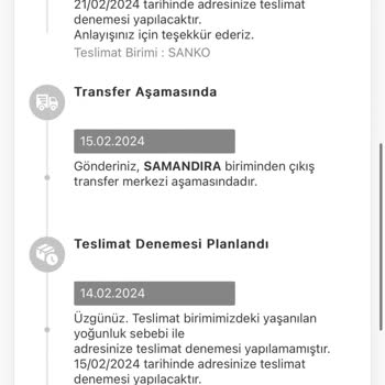 MNG Kargo Sanko Şubesi Sevkiyat Sorunu