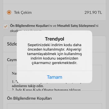 Trendyol Kupon Kullanıldı Diyor
