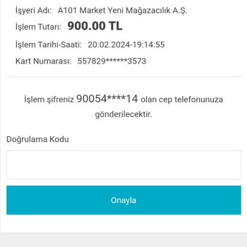 A101 Acil Cevap Verin Lütfen