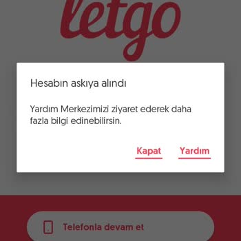 8 Aydır Erişim Sorunu Yaşanan Letgo Hesabım