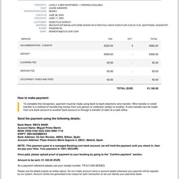 Booking. Com Ödeme Akıbetimi İletmiyor.