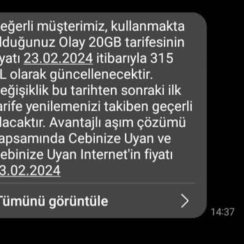 Vodafone Her 2/3 Ayda Bir Paket Fiyatı Güncellemesi Bıktık!