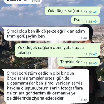 Modalife Gold Belle Düğün Paketi Yatak Ses Yapıyor Ve Yamuk Servis Yok