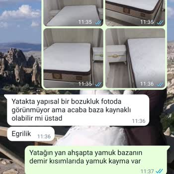 Modalife Gold Belle Düğün Paketi Yatak Ses Yapıyor Ve Yamuk Servis Yok
