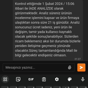Trendyol Sattığı Ürünün Arkasında Durmuyor