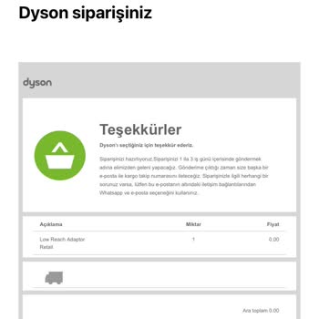 Dyson V15 Garantili Ürün Parçasını Göndermiyor Oyalıyor, Mağdur Ediyor