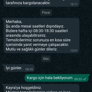 Kayra Giyim Siparişimde Yaşanan Sorunlar Ve İade Süreci