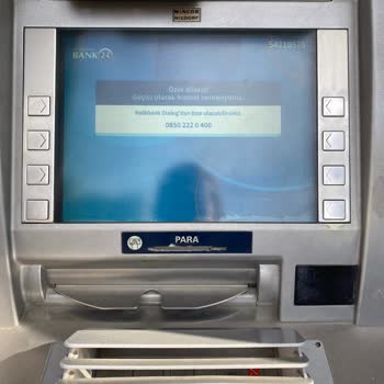Ortak ATM Halkbank'na Yatırılan Paramı Ve Ziraat Bankası Kartımı Yuttu