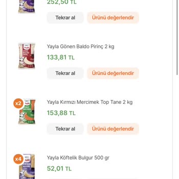 Yayla Bakliyat Yayla Gıda 5 Kg Gönen Baldo Pirinç Motor Yağı Kokuyor