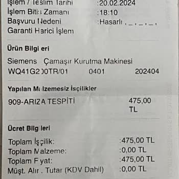 Siemens Ev Aletleri Şikayet Var Kazan Delik 1 Kurutmada