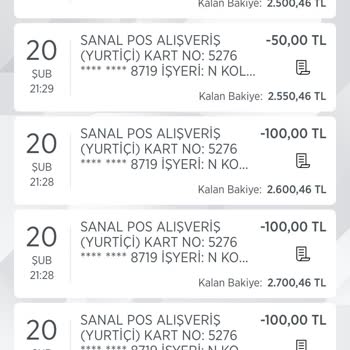 N Kolay Kartıma Para Yüklenmedi