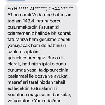 Vodafone Faturasız Hattın Otomatik Faturalıya Geçirilmesi