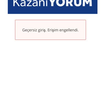 LCW Kazanıyorum Uygulama Hatası