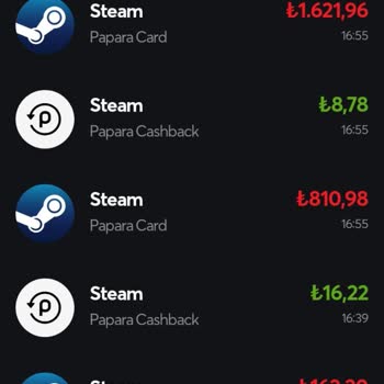 Steam Oyun Sitesi Papara Karttan Haksız Çekim Yapıyor!