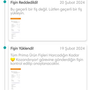 Prima Kulubu Fişleri Kabul Etmiyor!