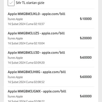 Vodafone Mobil Ödeme Şikayeti