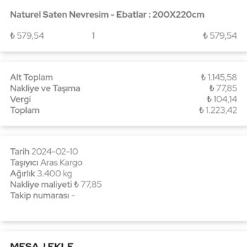 Aras Kargo İade Edeceğim Paketi Yanlış Kişiye Teslim Etti