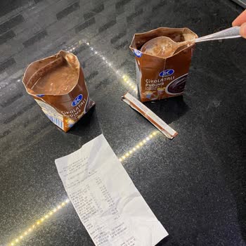 Sek Süt Bozuk Çikolatalı Puding