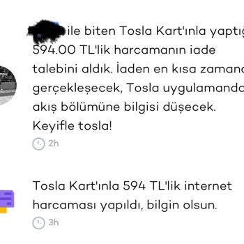 Tosla Ürün İade Ücreti