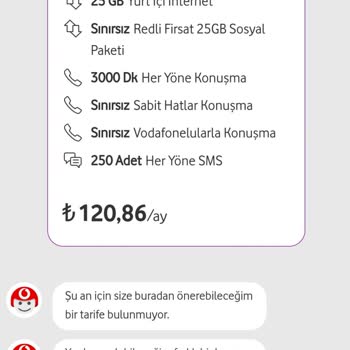 Vodafone Geçebileceğiniz Tarife Bulunmamaktadır Sorunu (Son Günde)