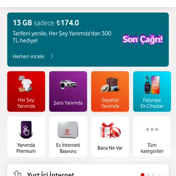 Vodafone Her Şey Yanımda Vodafone Tarife Değişikliğine Özel Olan Kuponumu Hesabıma Tanımlamıyor