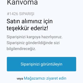 Kanvoma Firması Sipariş Sorunu