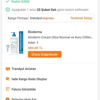 Bioderma Atoderm Cream Ultra Normal Ve Kuru Ciltler.