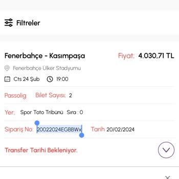 Biletalsat.com Bileti Transferde Bekletiyor