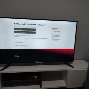 Yeni Almış Olduğumuz Onvo 43OV6000F TV Netflix Uygulaması Açılmıyor.