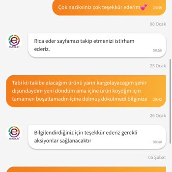 Trendyol Evkolik Mağazası Umarım İlgilenirsin Artık İademle!