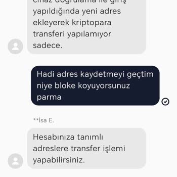 BTCTURK Parama Bloke Koydu