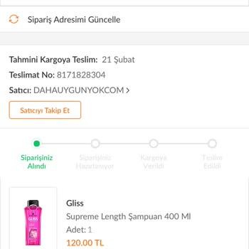 Trendyol İstediğim Ürün Yerine Farklı Ürün Gönderiyor