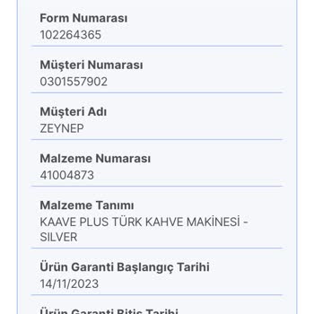 Fakir Ev Aletleri Değiştirilmeyen Kahve Makinesi