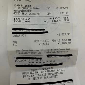 Fenerium Forma Yazım Hatası