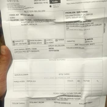 Apple Airpods Pro Garanti Durumu İle İlgili Sorun
