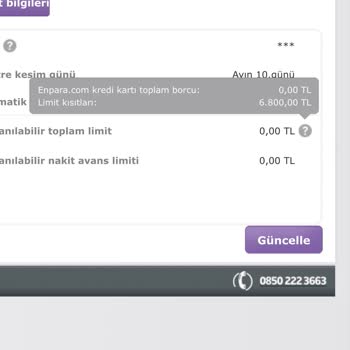 Enpara Kredi Kartıma Durduk Yere Limit Kısıtı Koydu