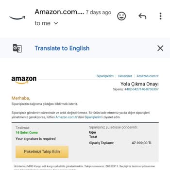 Amazon'da Bekleyiş: Siparişim Nerede?