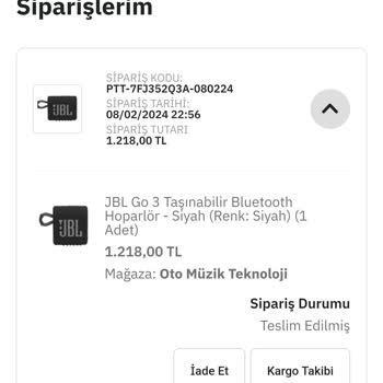 PttAVM Sahte Ürün Hayal Kırıklığı: JBL GO3 Hoparlör Sorunu