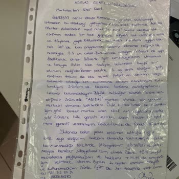 Adidas Eşofman Kalitesizliği Ve Çok Kötü Müşteri Memnuniyetsizliği