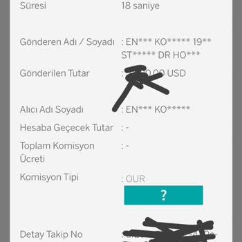Garanti BBVA Ulaşamayan SWİFT İşlemi