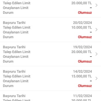 Garanti Bankası Limit Artış Sorunu