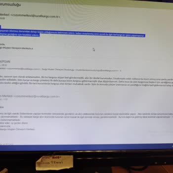 Bismil Sürat Kargo Şubesi Sorumsuzluğu