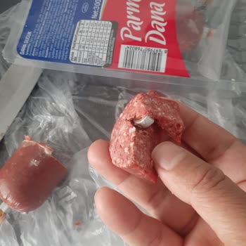 Cumhuriyet Sucukları Pişirme Esnasında Sucuk İçerisinden Çıkan Yabancı Madde