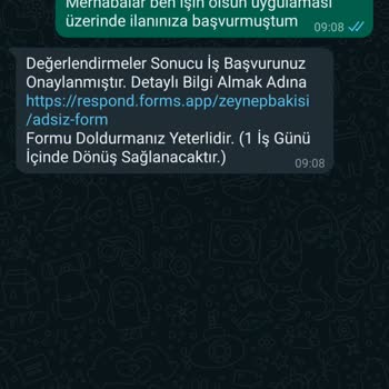 İşin Olsun Uygulaması İş Başvurusu Yaptım