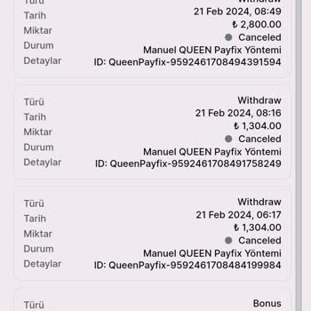 Queencasino Online Oyun Sitesinde Yaşanan Mağduriyet