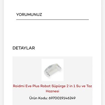 Roidmi Firması Ürünleri Yollamıyor