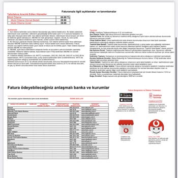 Vodafone Faturamda İstenmeyen Ek Ücretler Ve İptal Sorunu