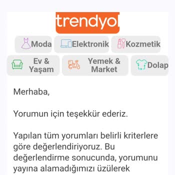 Trendyol Olumsuz Yorum Yazdırmıyor